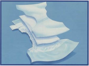 In our FAQ located at the top navigational menu, you will find a list of typical questions about the diaper industry, including a detailed description of each diaper component as well a suggestions regarding the setup of a new diaper factory. 